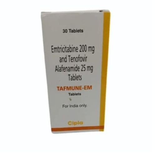 Tafmune Em Emtricitabine And Tenofovir Alafinamide 200mg/25mg Tablets